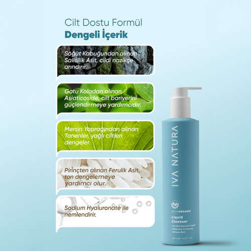 Iva Natura Yüz Temizleyici Nazik Arındırıcı 350 ml - 3