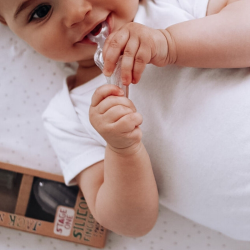 Jack and Jill Silikon Parmak Fırça + Doğal Aromasız Diş Macunu 50 gr - 4