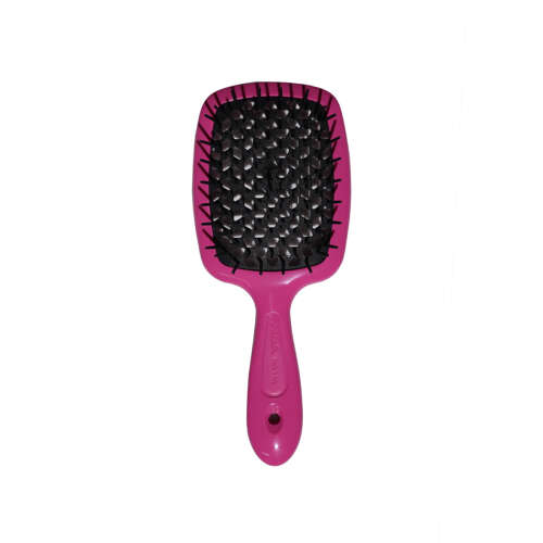 Janeke Superbrush Family Pembe-Siyah Saç Fırçası - Janeke