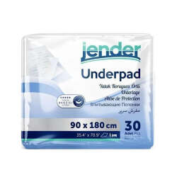 Jender Underpad Yatak Koruyucu Örtü 30 Adet - 90x180 cm - 1