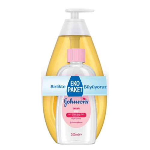 Johnsons Baby Şampuan 750 ml + Bebek Yağı 200 ml - Johnson Johnson