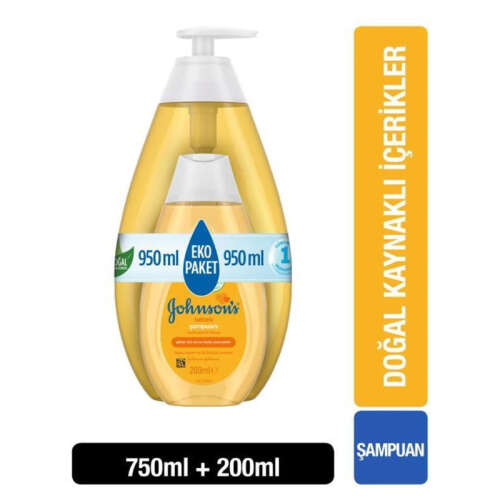 ​Johnsons Baby Bebek Şampuanı 750 ml + 200 ml - 2