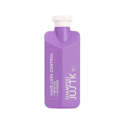 JUSTK Biotin Ginger Hair Loss Control Shampoo 300 ml - JUSTK