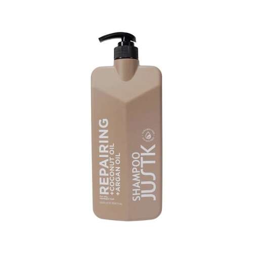 JUSTK Coconut Oil Argan Oil Reparing Shampoo 1000 ml - JUSTK