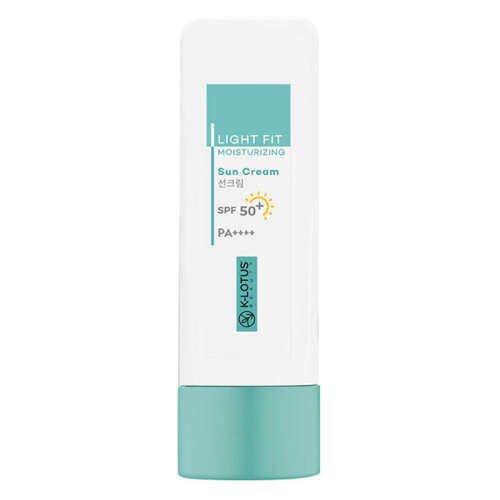 K-Lotus Beauty Light Fit Yüz ve Vücut SPF 50+ Nemlendirici Güneş Kremi PA++++ 50 ml - K-Lotus Beauty