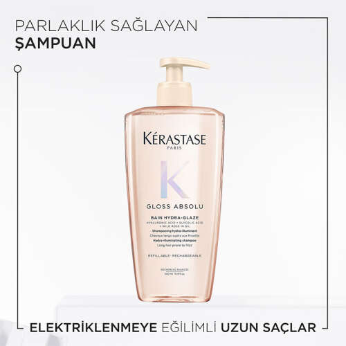 Kerastase Gloss Absolu Bain Hydra-Glaze Elektriklenme Şampuanı 500 ml - 3