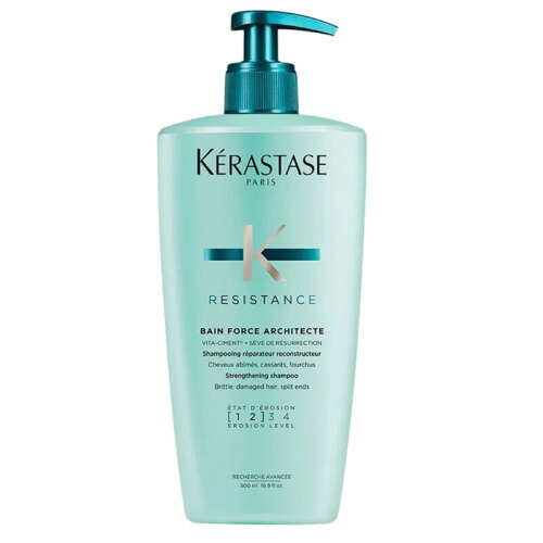 Kerastase Resistance Bain Force Architecte Zayıf Ve Yıpranmış Saçlar İçin Şampuan 500 ml - 1