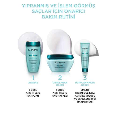 Kerastase Resistance Zayıf ve Yıpranmış Saçlar İçin Durulanmayan Saç Bakım Kremi 150 ml - 4