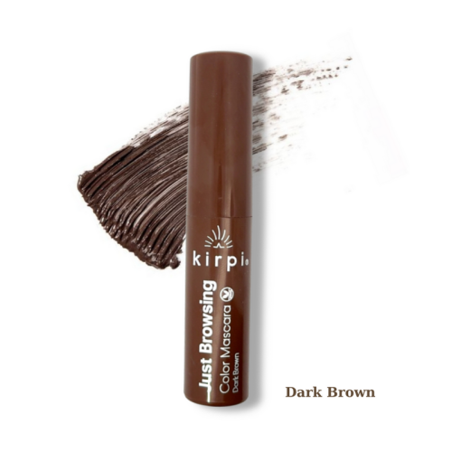 Kirpi Just Browsing Dark Brown Renkli Kaş Maskarası (Koyu Kahverengi) 6 ml - Kirpi Cosmetics