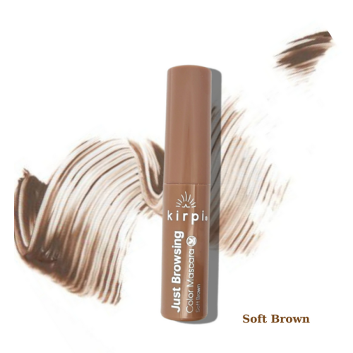 Kirpi Just Browsing Soft Brown Renkli Kaş Maskarası (Açık Kahverengi) 6 ml - Kirpi Cosmetics