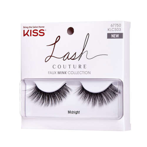Kiss Lash Couture Faux Mink Komple Takma Kirpik - KLCS03C - Midnight - Kiss