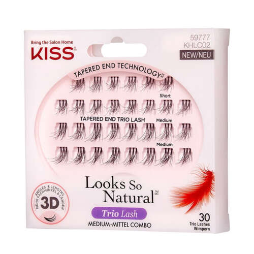Kiss Looks So Natural Trio Lash Tekli Takma Kirpik Lavishs 59777 - Kiss