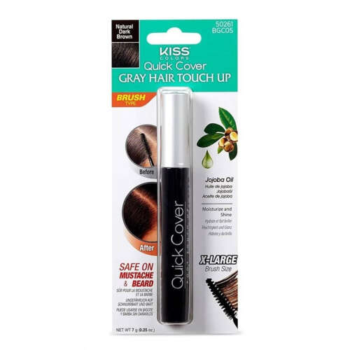 Kiss Quick Cover Beyaz Kapatıcı Rimel Koyu Kahve 7g - Kiss