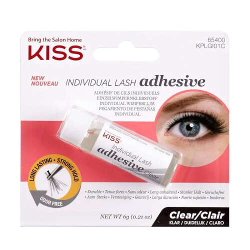 Kiss Tekli Takma Kirpik Yapıştırıcısı Şeffaf Renk 65400 - 1