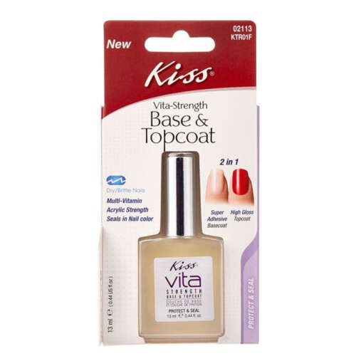 Kiss Vita-Strength Base Topcoat 13 ml - Kiss