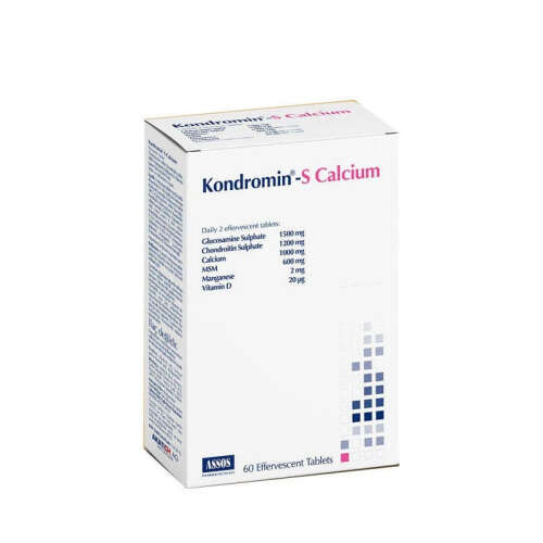 Kondromin-S Kalsiyum Efervesan Tablet 60 Tablet - Assos İlaç