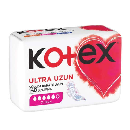 Kotex Ultra Dry Soft Ultra Kanatlı Uzun 7 Adet - Kotex