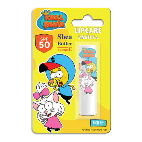 Kral Şakir SPF50+ Vanilyalı Dudak Koruyucu 5 gr - Kiva Cosmetics