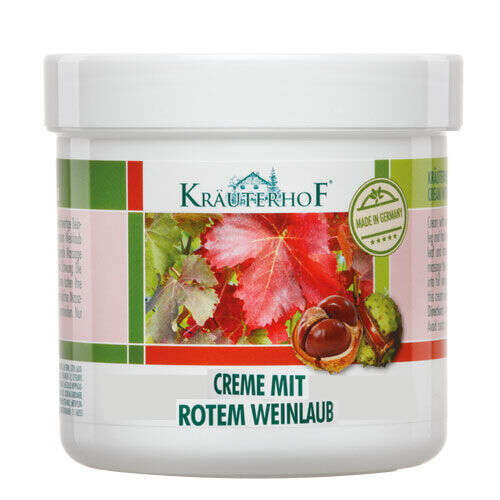 Krauterhof Kırmızı Asma Yaprağı Bacak Kremi 100 ml - 1