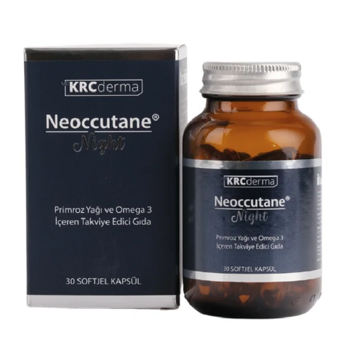 KRC Derma Neoccutane Night Takviye Edici Gıda 30 Yumuşak Kapsül - KRC Derma