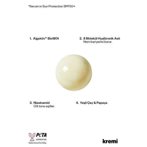 Kremi Serum IN Sun Protection SPF50+ 50 ml - 3