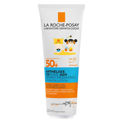 La Roche Posay Anthelios Dermo Pediatrics UVmune400 SPF50+ Hassas Ciltler Ve Çocuklar İçin Güneş Koruyucu Vücut Sütü 250 ml - La Roche Posay