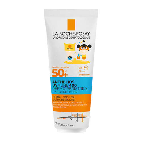 La Roche Posay Anthelios Dermo Pediatrics UVmune400 SPF50+ Hassas Ciltler ve Çocuklar İçin Güneş Koruyucu Vücut Sütü 75 ml - La Roche Posay