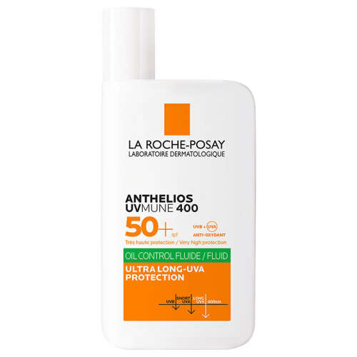 La Roche Posay Anthelios UVmune400 Oil Control Fluide SPF50+ Karma ve Yağlı İçin Yüz Güneş Kremi 50 ml - La Roche Posay