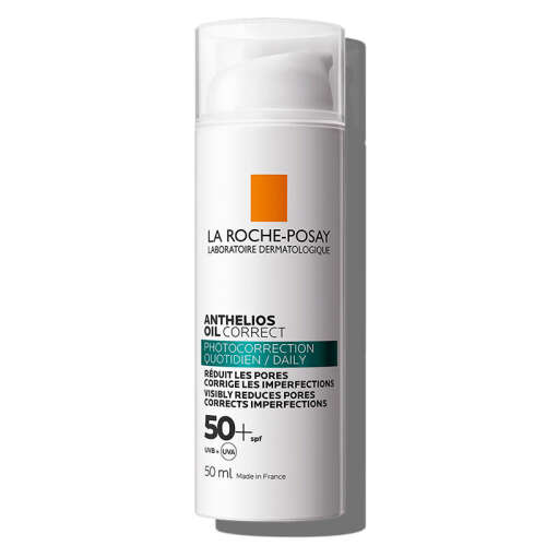 La Roche Posay Anthelios Oil Correct Yağlı ve Akneye Eğilimli Ciltler için Yüz Güneş Kremi 50 ml - 1