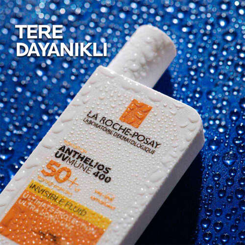 La Roche Posay Anthelios UVmune400 Invisible Fluid Tüm Cilt Tipleri İçin SPF50+ Yüz Güneş Kremi 50 ml - 5