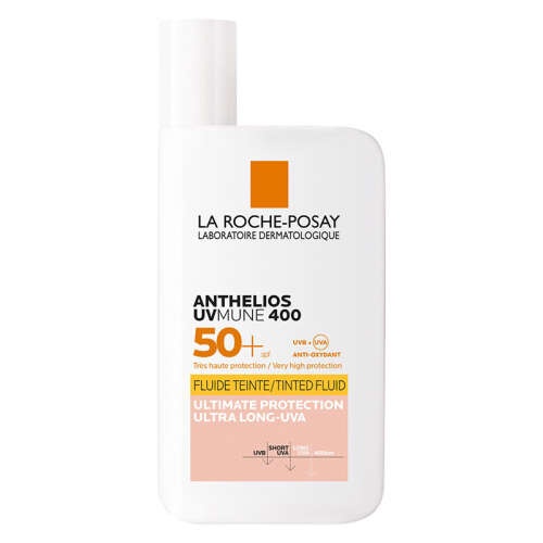 La Roche Posay Anthelios UVmune400 Invisible Fluid Tüm Cilt Tipleri İçin Renkli SPF50+ Yüz Güneş Kremi 50 ml - La Roche Posay