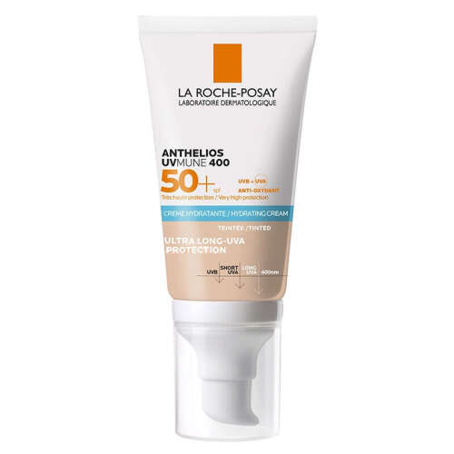 La Roche Posay Anthelios UVmune SPF+50 Hassas Ciltler İçin Yüksek Korumalı Renkli Yüz Güneş Kremi 50 ml - 1