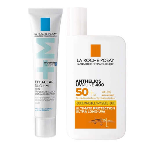 La Roche Posay Düzensiz Ciltler için Bakım ve Yüksek Güneş Koruma Seti - La Roche Posay