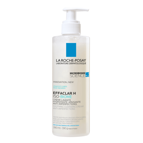 La Roche Posay Effaclar H Isobiome Lavant Kurutucu Etki Altındaki Yağlı ve Hassas Ciltler Için Yatıştırıcı ve Temizleyici Krem 390 ml - 1