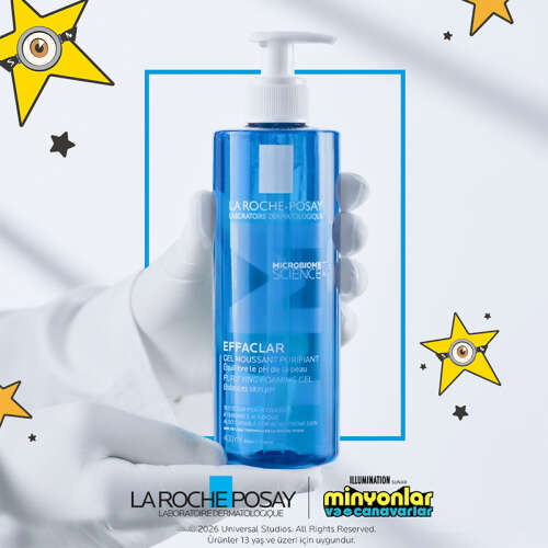 La Roche Posay Effaclar Jel Yağlı Ve Akneye Eğilimli Ciltler için Yüz Temizleme Jeli 400 ml - La Roche Posay