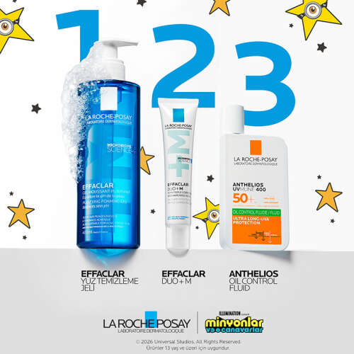 La Roche Posay Effaclar Jel Yağlı Ve Akneye Eğilimli Ciltler için Yüz Temizleme Jeli 400 ml - 6