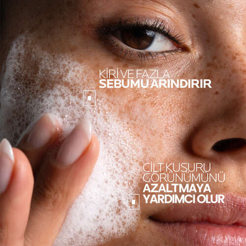 La Roche Posay Effaclar Jel Yağlı Ve Akneye Eğilimli Ciltler için Yüz Temizleme Jeli 400 ml - 3