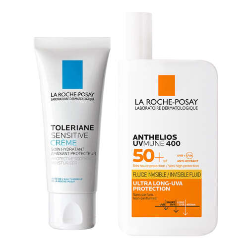 La Roche Posay Hassas Normal/Karma Ciltler için Bakım ve Yüksek Güneş Koruma Seti - La Roche Posay