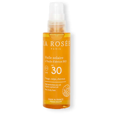 La Rosee Paris Organik Kayısı Yağı İçeren SPF30+ Yüksek Korumalı Güneş Koruyucu Yağı 150 ml - La Rosee Paris