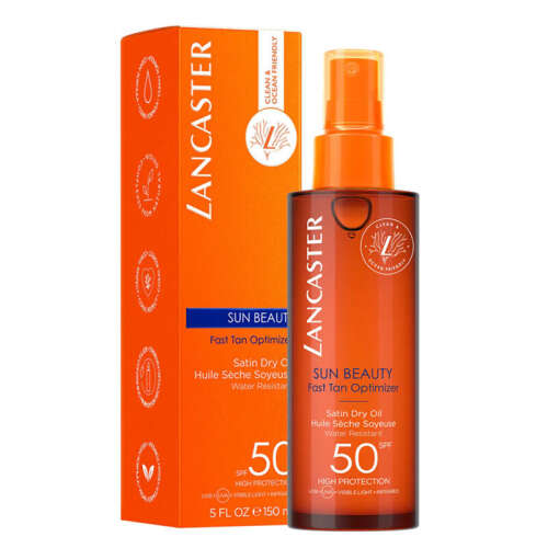 Lancaster Sun Beauty Fast Tan Optimizer Satin Dry Oil SPF 50 150 ml - 1