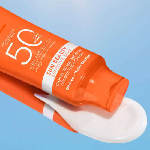 Lancaster Sun Beauty Sensitive Mineral Face Cream SPF50 50ml - 4