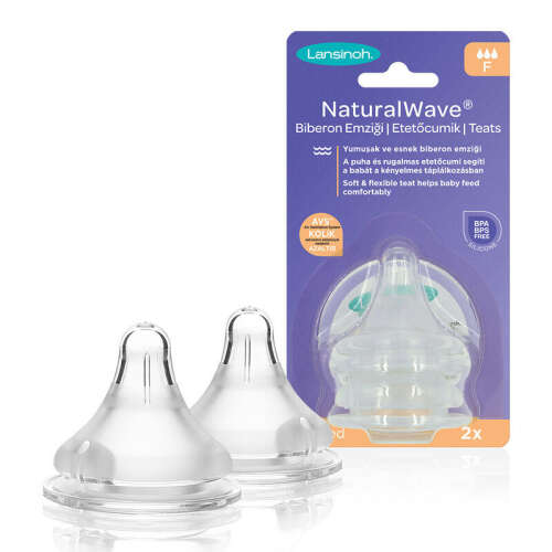 Lansinoh Natural Wave Biberon Emziği - Hızlı Akış 2 Adet - Lansinoh