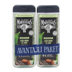 Le Petit Marseillais Men Ardıç Ağacı ve Füjer Duş Jeli 400 ml x 2 - 1