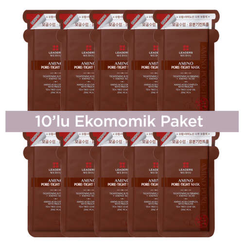 Leaders Mediu Amino Gözenek Sıkılaştırıcı Maske 25 ml x10 Adet - 2