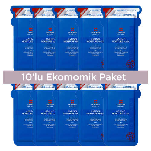 Leaders Mediu Amino Nemlendirici Maske 25 mlx 10 Adet - 2