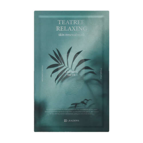 Leaders Teatree Relaxing Skin Renewal Maske 25 ml - Leaders