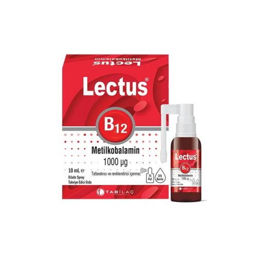 Lectus B12 Dilaltı Sprey 1000mg 10 ml - TAB İlaç Sanayi A.Ş
