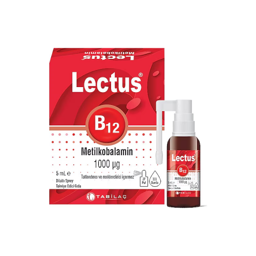 Lectus B12 Dilaltı Sprey 1000mg 5 ml - TAB İlaç Sanayi A.Ş