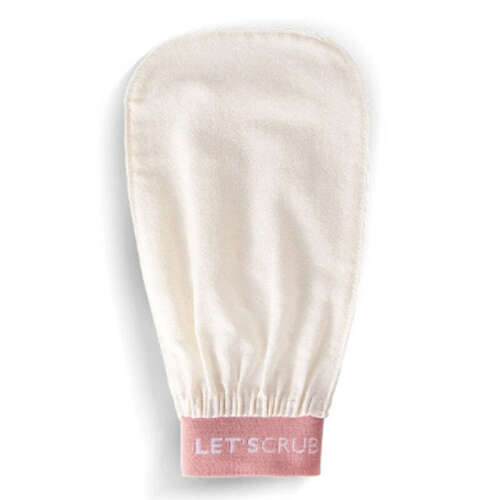Letscrub %100 Floş İpek Banyo Kesesi Ekru 15x26 cm - 3