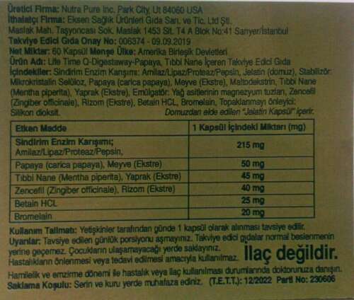 Lifetime Q-Digestaway 60 Kapsül - 2